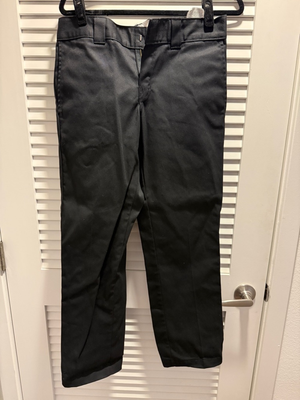 Dickies Black Men's Skinny Straight Work Pants